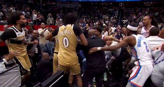 NBA两队冲突引禁赛风波 尚帕涅米切尔各遭禁赛一