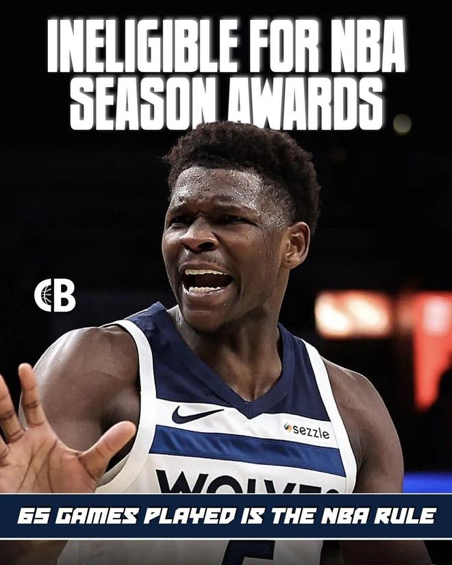 爱德华兹与坎宁安伤病缠身无缘65场规则