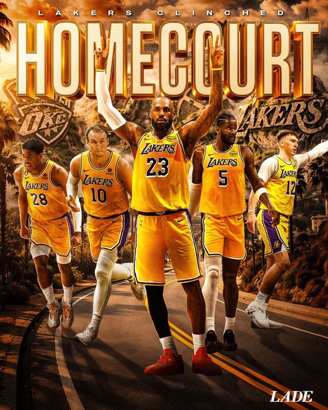 勒布朗·詹姆斯力挽狂澜湖人两连胜锁定西部第四